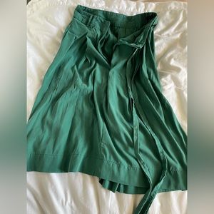 Zara Basics Emerald Green Skirt